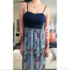 Gorgeous Corset Top Maxi Dress